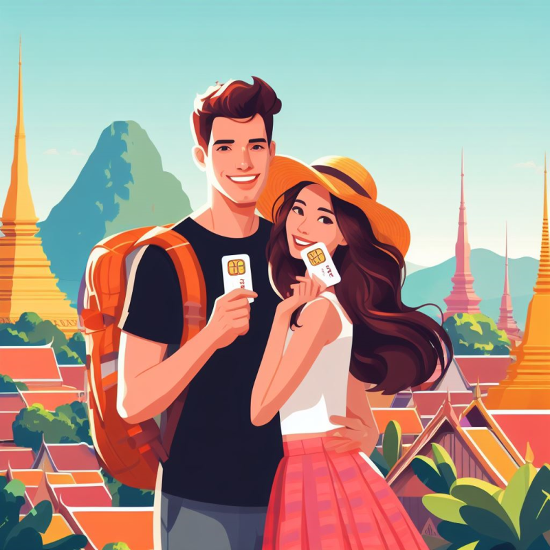 commander carte sim laos 4G couple pack internet